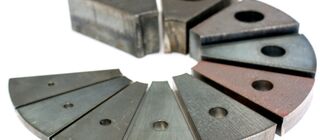 Materials cutting samples