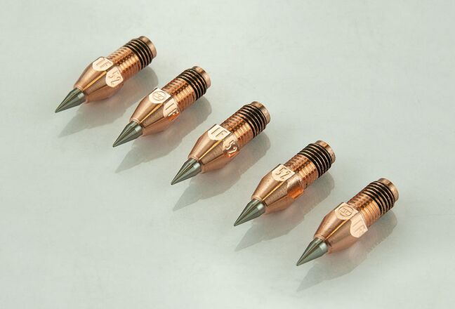 New cathodes for the TIG torch InFocus 500