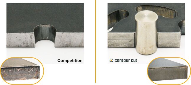 Comparision Contour Cut and competition Comparision Contour Cut and competition